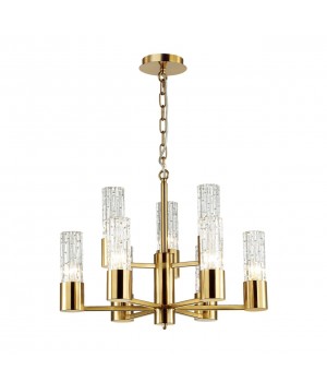 4841/9 HALL ODL21 401 золото/металл/стекло Люстра E14 9*40W SABANO-foto6