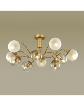 4555/10C MODERNI LN21 079 матовое золото Люстра потолочная E14 10*40W 220V CANDICE-foto3