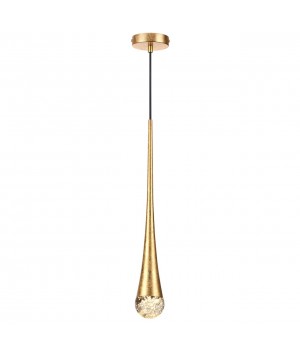 4278/1 L-VISION ODL21 157 прозрачн/золот фольг-ние Подвесной светильник IP20 GU10 LED max 6W GOTA-foto6