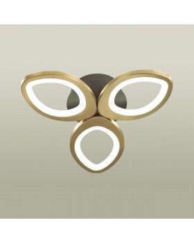 4574/60CL LEDIO LN21 019 черный, золотой Люстра потолочная диммир. с ДУ + LampSmart LED 60W 3000-6000К 2740Лм 220V LULU-foto3