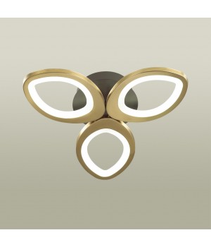 4574/60CL LEDIO LN21 019 черный, золотой Люстра потолочная диммир. с ДУ + LampSmart LED 60W 3000-6000К 2740Лм 220V LULU-foto3