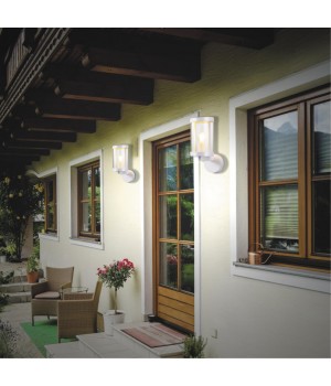 370603 STREET NT19 325 белый Ландшафтный настенный светильник IP44 Е27 13W 220-240V IVORY-foto3