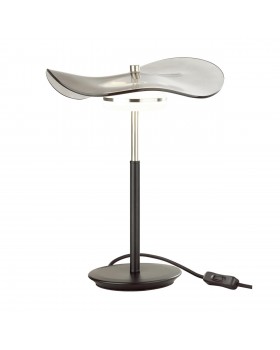 4858/10TL L-VISION ODL_EX21 67 никель/дымчатый/стекло Настольная лампа LED 1*10W 3500K FLUENT-foto6