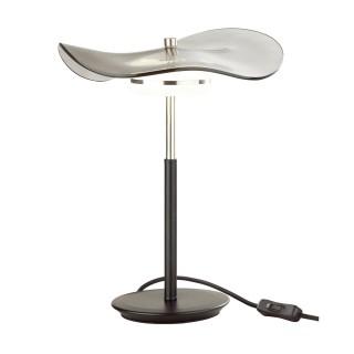 4858/10TL L-VISION ODL_EX21 67 никель/дымчатый/стекло Настольная лампа LED 1*10W 3500K FLUENT-foto6