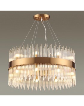 4722/18 HALL ODL20 474 бронзовый/стекло/прозрачный Люстра G9 18*33W 220V FOCCO-foto4