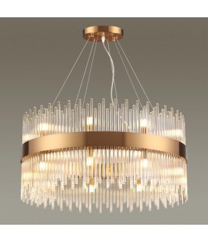 4722/18 HALL ODL20 474 бронзовый/стекло/прозрачный Люстра G9 18*33W 220V FOCCO-foto4