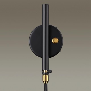 4830/1W WALLI ODL21 523 черный/золотой Настенный светильник E27 1*40W KERBI-foto6