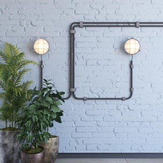 4130/1W WALLI ODL19 513 медный Настенный светильник Е27 1*60W LOFI-foto3