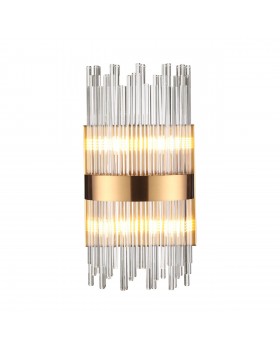 4722/4W HALL ODL20 475 бронзовый/стекло/прозрачный Бра G9 4*33W 220V FOCCO-foto6