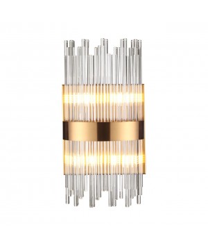 4722/4W HALL ODL20 475 бронзовый/стекло/прозрачный Бра G9 4*33W 220V FOCCO-foto6