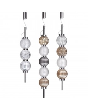 4273/4 MODERN ODL21 335 разноцв/стекл/никель/металл Подвесной светильник IP20 Е14 4*40W FRANCESCA-foto5