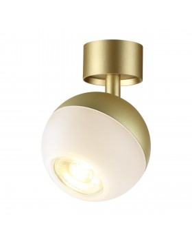 370813 OVER NT22 164 матовое золото Светильник накладной IP20 GU10 9W 220V GARN-foto8