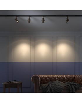 370545 PORT NT19 108 коричневый Светильник трековый однофазный трехжильный IP20 GU10 50W 230V VETERUM-foto3