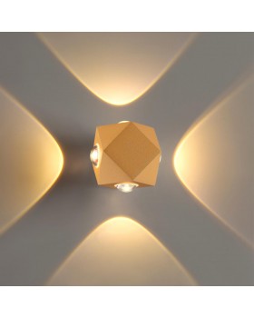 4220/8WL HIGHTECH ODL21 189 золотист/металл Настенный светильник IP54 LED 8W 724Лм 3200K DIAMANTA-foto4