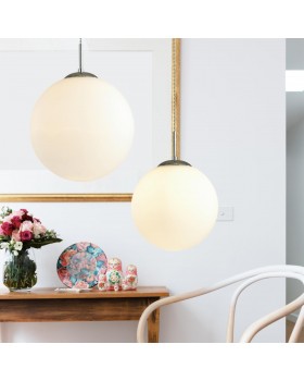 4543/1 SUSPENTIONI LN21 140 хром, белый Подвес E27 60W L провода 1500мм 220V SUMMER-foto3