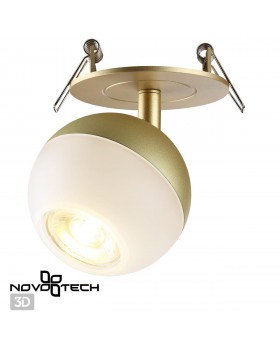 370819 SPOT NT22 232 матовое золото Светильник встраиваемый IP20 GU10 9W 220V GARN-foto3