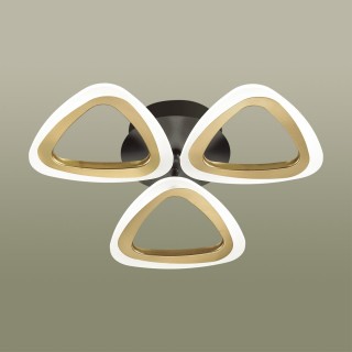 4571/42CL LEDIO LN21 017 черный, золотой Люстра потолочная диммир. с ДУ + LampSmart LED 42W 3000-6000К 2270Лм 220V RHEA-foto3