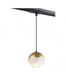 370822 PORT NT22 080 матовое золото Светильник трековый однофазный трехжильный, провод 1м IP20 GU10 9W 220V GARN-foto8