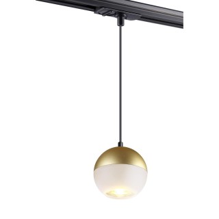 370822 PORT NT22 080 матовое золото Светильник трековый однофазный трехжильный, провод 1м IP20 GU10 9W 220V GARN-foto8