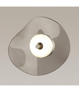 4858/5WL L-VISION ODL_EX21 97 никель/дымчатый/стекло Настенный светильник LED 1*5W 3500K FLUENT-foto4