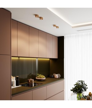 4284/7CL HIGHTECH ODL22 257 золотистый/металл Потолочный светильник IP20 LED 7W 781Лм 3000K BENE-foto3