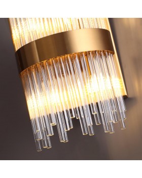 4722/4W HALL ODL20 475 бронзовый/стекло/прозрачный Бра G9 4*33W 220V FOCCO-foto7