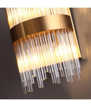 4722/4W HALL ODL20 475 бронзовый/стекло/прозрачный Бра G9 4*33W 220V FOCCO-foto7