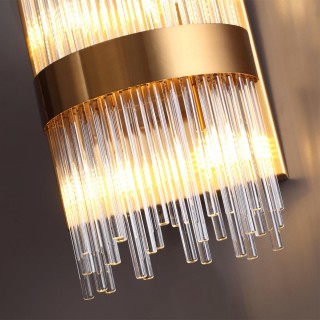 4722/4W HALL ODL20 475 бронзовый/стекло/прозрачный Бра G9 4*33W 220V FOCCO-foto7