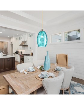 4490/1 SUSPENTIONI LN20 142 античная бронза, голубой Подвес E27 60W 220V SAPPHIRE-foto3