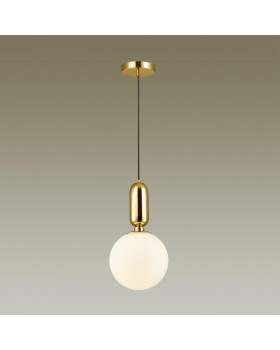 4669/1 PENDANT ODL20 309 золотой/белый Подвес E27 1*40W (тип лампы СВЕЧА ) 220V OKIA-foto4