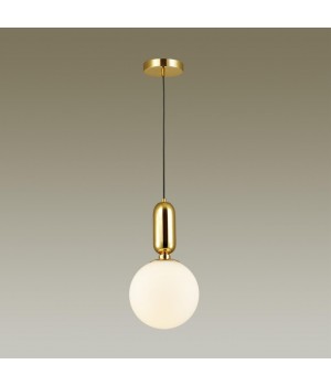 4669/1 PENDANT ODL20 309 золотой/белый Подвес E27 1*40W (тип лампы СВЕЧА ) 220V OKIA-foto4