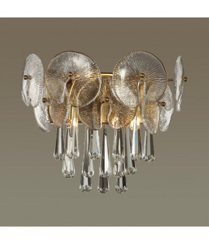 4984/2W HALL ODL22 445 золотой/стекло/хрусталь Бра G9 2*33W SEMURA-foto3