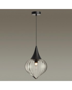 4951/1 PENDANT ODL22 305 черный/прозрачный/стекло Подвес E14 1*40W KESTA-foto4