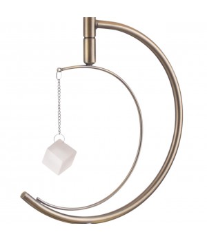 4469/1T NEOCLASSI (В 2-Х КОРОБКАХ) LN20 189 античная латунь, белый Настольная лампа E14 1*40W 220V LEAH-foto4