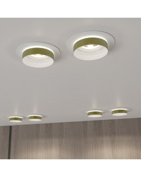 370783 SPOT NT21 292 белый/золото Светильник встраиваемый влагозащищенный IP44 GU10 9W 220V WATER-foto3