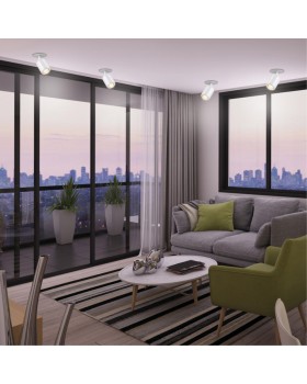 370452 SPOT NT19 282 белый Встраиваемый светильник IP20 GU10 50W 220V PIPE-foto3