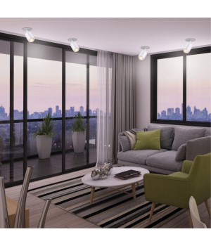 370452 SPOT NT19 282 белый Встраиваемый светильник IP20 GU10 50W 220V PIPE-foto3