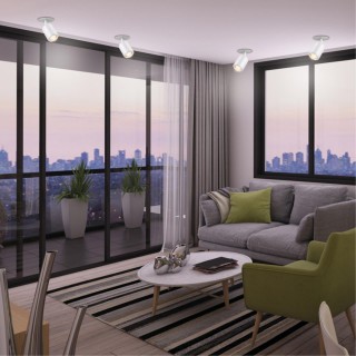 370452 SPOT NT19 282 белый Встраиваемый светильник IP20 GU10 50W 220V PIPE-foto3