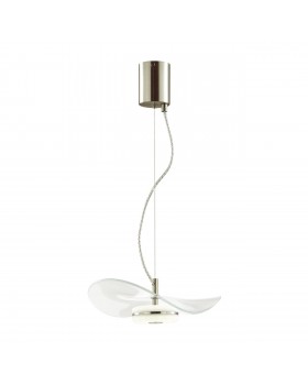 4860/10LA L-VISION ODL_EX21 65 никель/прозрачный/стекло Подвес LED 1*10W 3500K FLUENT-foto6