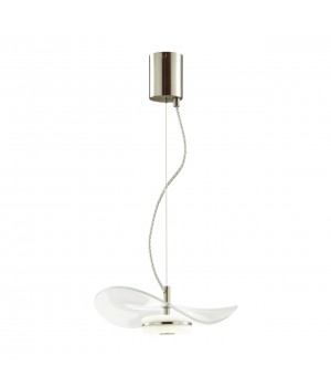 4860/10LA L-VISION ODL_EX21 65 никель/прозрачный/стекло Подвес LED 1*10W 3500K FLUENT-foto6