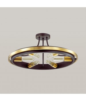 4401/6C LOFTI LN19 158 золотой, черный Люстра потолочная E27 6*60W 220V MAEVE-foto3