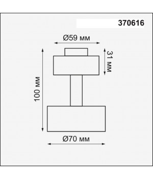 370616 KONST NT19 149 черный Корпус накладной IP20 GU10 50W 220V UNIT-foto2