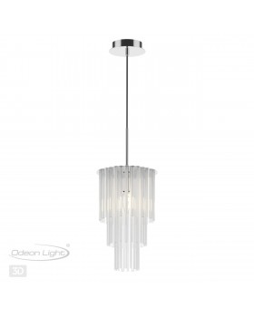 4920/1 MODERN ODL22 329 хром/прозрач./матов./стекло Подвес E27 1*60W PAPITA-foto5