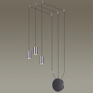 3897/3 L-VISION ODL20 225 черный/хром/металл Наклад. св-к (провод 7м, 10 крепл.) GU10 50W*3 LUCAS-foto3