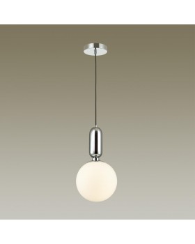 4670/1 PENDANT ODL20 308 хром/белый Подвес E27 1*40W (тип лампы СВЕЧА) 220V OKIA-foto4