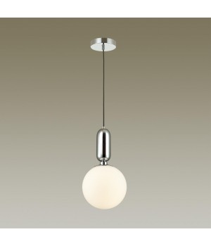 4670/1 PENDANT ODL20 308 хром/белый Подвес E27 1*40W (тип лампы СВЕЧА) 220V OKIA-foto4