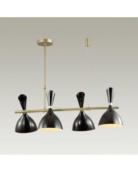 4665/4 HALL ODL20 361 золотой/черный Люстра E14 4*40W 220V RASTO-foto4