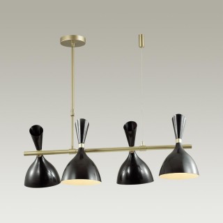 4665/4 HALL ODL20 361 золотой/черный Люстра E14 4*40W 220V RASTO-foto4