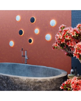 4235/6WL HIGHTECH ODL21 193 'под мрамор'/металл Настен.светильник IP54 LED 6W 560Лм 4000K ECLISSI-foto3