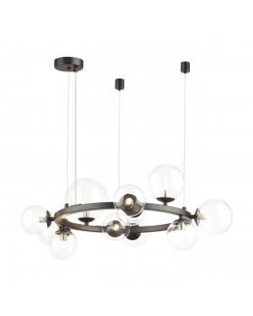 4818/11 MODERN ODL21 393 черный/прозрачный Люстра G9 11*40W TOVI-foto6